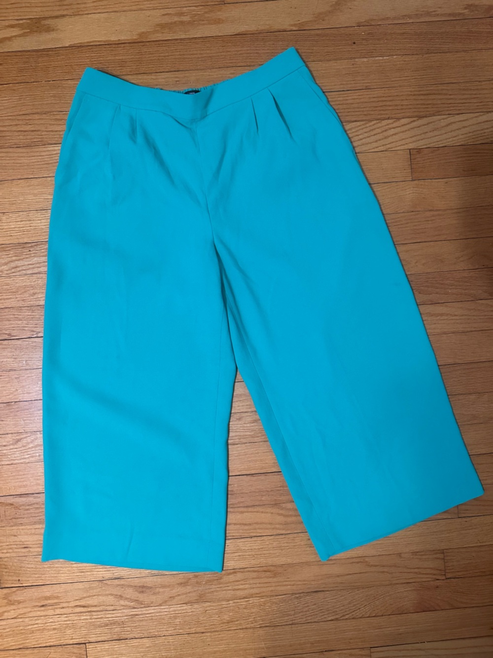 J. Crew green Wide Leg Pants